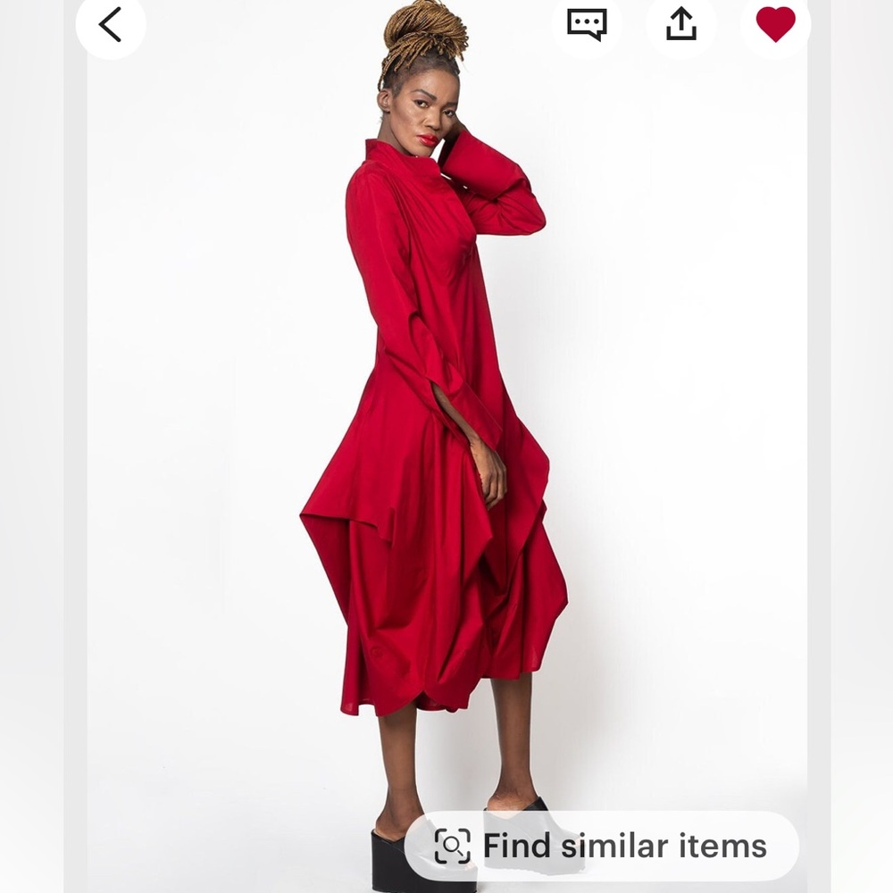 Elegant Red Women's Dress